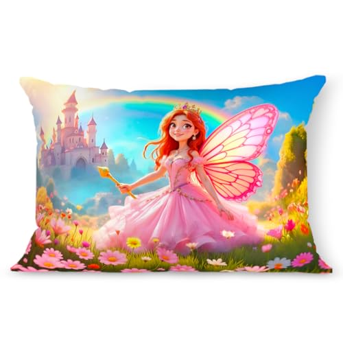 Image of Brizberry Kids Pillow Cushion with Super Soft Fabric | Animal & Cartoon Prints | 12x18 inches (Design 30)