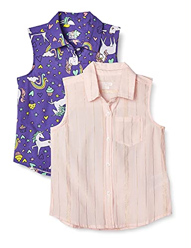 Spotted Zebra Girls' Sleeveless Woven Tops