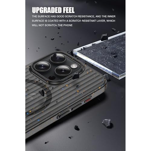Coque magnétique premium pour iPhone 16 Pro Max mate et transparente - 4