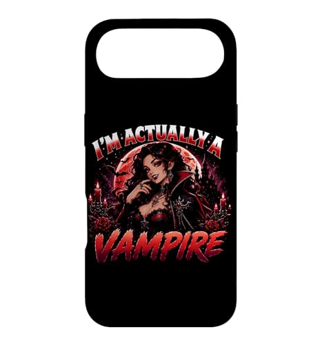 I'm Actually A Vampire �S�V�b�N �n���E�B�� �z���S �O���t�B�b�N �X�}�z�P�[�X iPhone Air �p