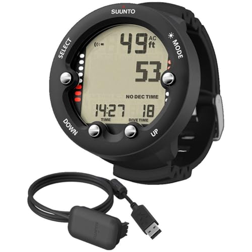 Suunto Zoop Novo Wrist Dive Computer, Black, with USB