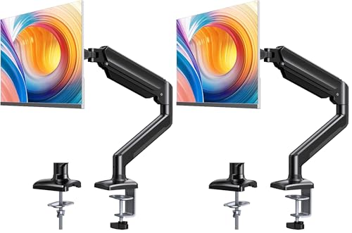 Support ecran PC double moniteur 13 34 pouces reglable hauteur rotatif VESA