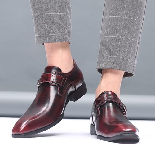 Fashion Slip On Men Dress Shoes Men Oxfords Fashion Prom Wedding Business Dress Men Shoes New Classic Leather Men's Tuxedo Suits Shoes2