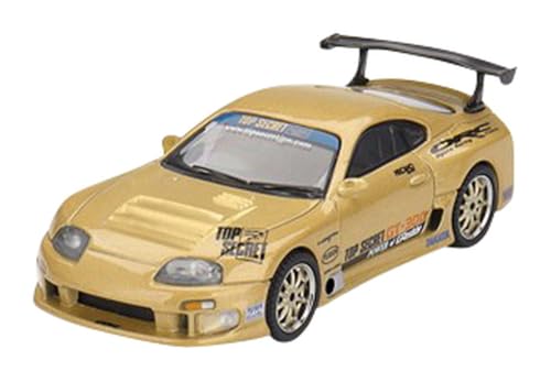 MINI GT 1/64 Toyota スープラ (A80) GT-300 Top Secret Gold (右ハンドル) 完成品 MGT00961-Rのサムネイル