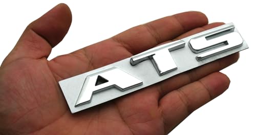 Image of 1x ATS Letter Emblem Nameplate Sport Replacement for ATS Rear Trunk Decklid Letter Badge (Chrome)