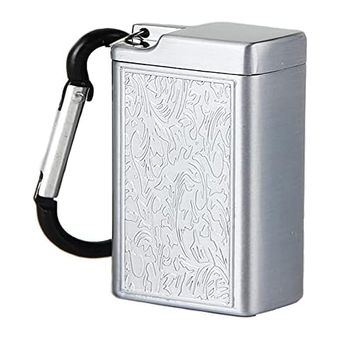 Mini Portable Pocket Ashtray with Keychain Cover