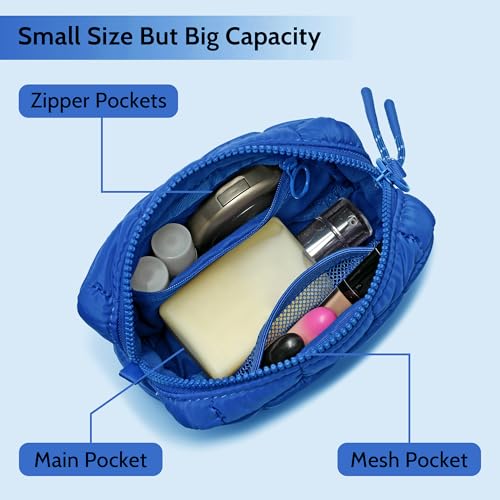 Puffer Travel bag-Gym bag+Cosmetic Bag-Blue4