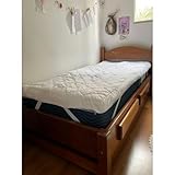 Pillow Top Toque de Pluma Solteiro 730 g/m², 5 cm de Espessura, Double Face, Acolchoado Premium, Ultra Macio - W Menegatti glide