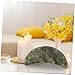 NOLITOY Natural Thumb Stone for Stress Relief Massage and Facial Scraping Olive Jade Spa Stone for Relaxation Blood Circulation and Healthier Skin