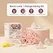 Nursi Luna Flange Inserts 10PCS 13/15/17/19/21mm for 24mm Flanges/Shield of Most Pumps, Flange Sizing Kit Silicone Flanges Insert, Breastfeeding Essentials Kit for New Moms
