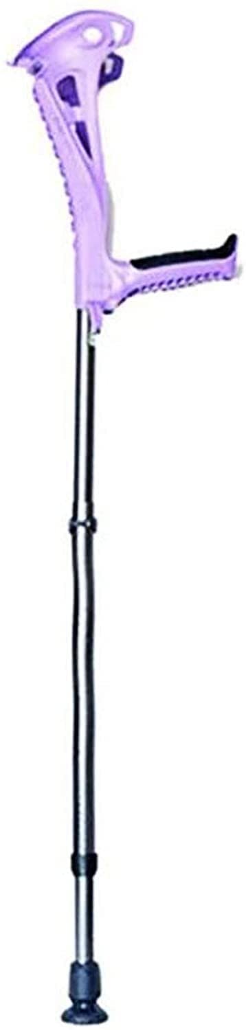 Muleta de Codo Muletas de Altura Ajustable con Codos, Resistentes a Golpes, con empuñaduras cómodas, for Hombres y Mujeres, Ligeras y fáciles de Usar.