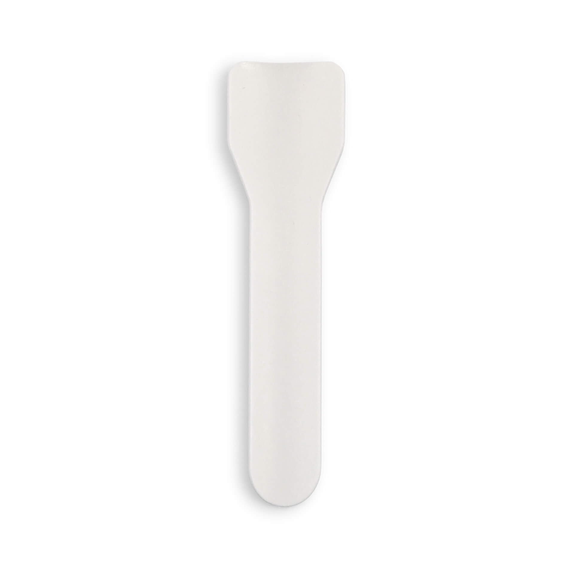BIOZOYG porcionador para helado ecológico I 100 palitos de helado de papel blanco I cucharas de postre de helado biodegradables I cuchara de papel desechable I cucharas de helado sostenibles