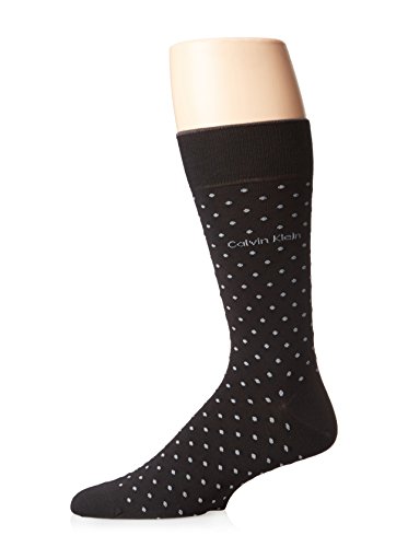 Calvin Klein Men's Giza Pin Dot Crew Sock