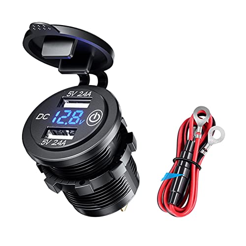 oCNpd hLbv u[LEDt 12-24V }{[g}oCNߍݗp dvt 5V 2.4A+2.4A 50*37*29mm (u[)