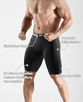 Niksa 3er Pack Herren Kompressionsshorts,Schnelltrocknendes Baselayer Unterhose Tights Kurz hochwertig, Sportshorts mit Handytasche, Schwarz S – Ansicht 3