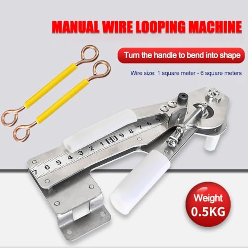Doblador de alambre manual en acero inoxidable con moldes para bucles de 8 y 10 mm 3