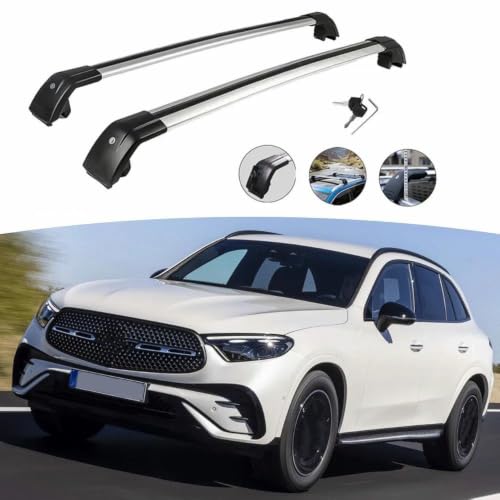 Barres de toit transversales réglables Mercedes Benz GLC X254 2023-2026