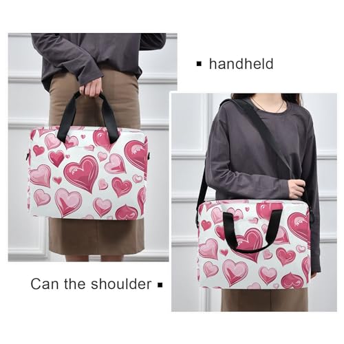 Funda para portátil ALAZA Pink Heart 13-15.6 pulg miniatura 2