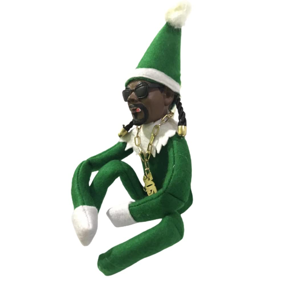 Hand Drums Snoop Elf On The Shelf, Snoop On Stoop Elf, Hip Hop Artists Snoop On A Stoop Doll For Fans Collect Gift Toys Snoop On A Shelf