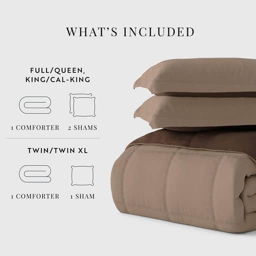 Miniatura 4 de Linen Market Juego de edredón reversible Queen (3 piezas)  Lleva el lujo a casa con nuestros edredones alternativos de plumón suave y ligero tamaño