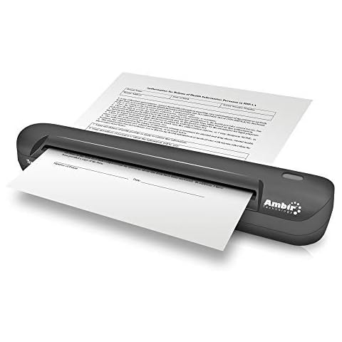 Ambir TravelScan Pro 600 Simplex Document Scanner with AmbirScan Receipt Software Cover