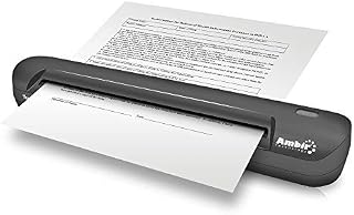 Ambir TravelScan Pro 600 Simplex Document Scanner with AmbirScan Receipt Software