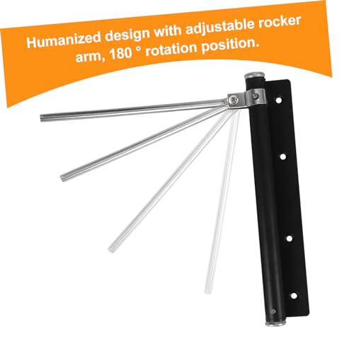 Cierrapuertas automático robusto de aleación de aluminio 7