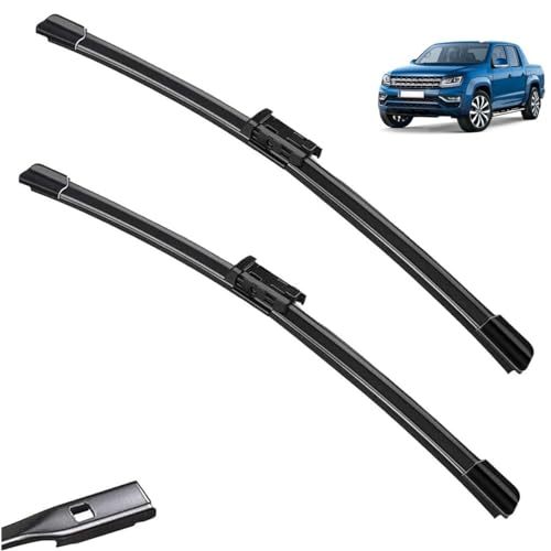 Car Wiper Front Wiper Blades Compatible with VW Amarok 2013-2021 Windshield Windscreen Window Car Rain Brushes 24''+24''