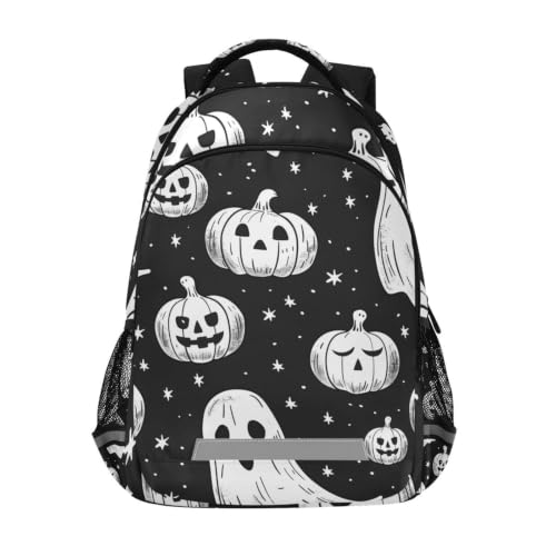 Sac a dos ecole citrouilles blanches pour soulager le dos des ados