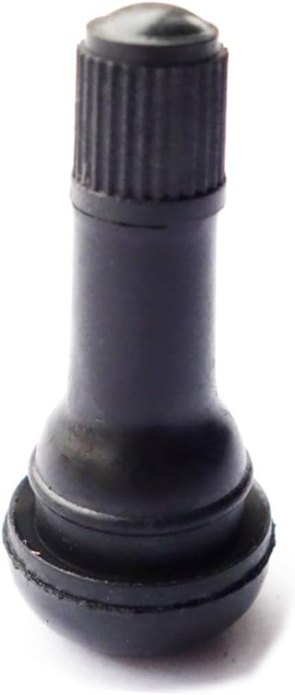 Zerodeko 20pcs Tr Snap Tire Valve Stems Durable Black Rubber for Truck Psi Compatible with Standard Rim