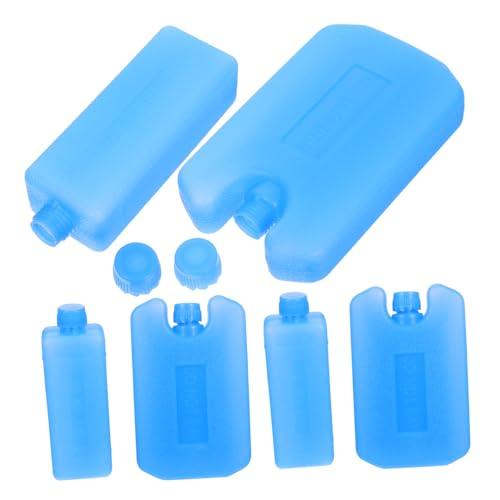 Toyvian 6 Piezas Unidades Paquetes de Hielo Reutilizables para Alimentos Bloques Refrigerantes Rellenables para Bolsas Térmicas Ventiladores y Cajas de Almuerzo Bloques de Congelador