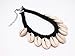 Honbay Natural Shell Cowry Clavicle Necklace, Seashell Drop Short Necklace Choker for Women