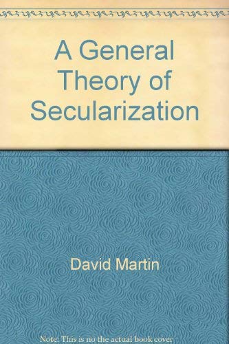 Buy A General Theory of Secularization — BookShops.in