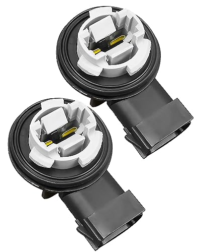 Image of TIKSCIENCE Front Turn Signal Light Bulb Socket Fit For Jeep Wrangler JK JKU 2007-2018 Parking Lamp Plug Socket, 2Pcs