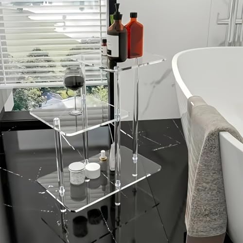 Table en acrylique pour optimiser l'espace meuble de chevet - 3