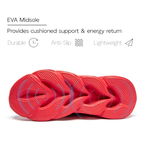 Image of EGMPDA Mens Shoes Running Slip On Tennis Walking Shoes Lightweight Breathable Sneakers for Gym Work Casual Soft Sole Trainers Non Slip Athletic Footwear