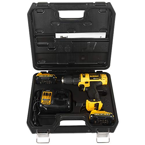 Image of DEWALT DCD716D2 10.8V 10mm XR Lithium-Ion Cordless Hammer Drill Machine /Driver with 2x2.0 Ah Batteri