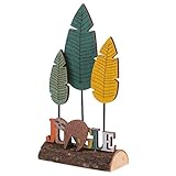 Señal de mesa hawaiana de madera: tamaño adecuado, fácil de transportar, no ocupará muchos más espacios.