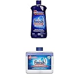 Finish Jet-Dry Rinse Aid, 23oz, Dishwasher Rinse Agent & Drying Agent Dual Action Dishwasher Cleaner: Fight Grease & Limescale, Fresh, 8.45oz