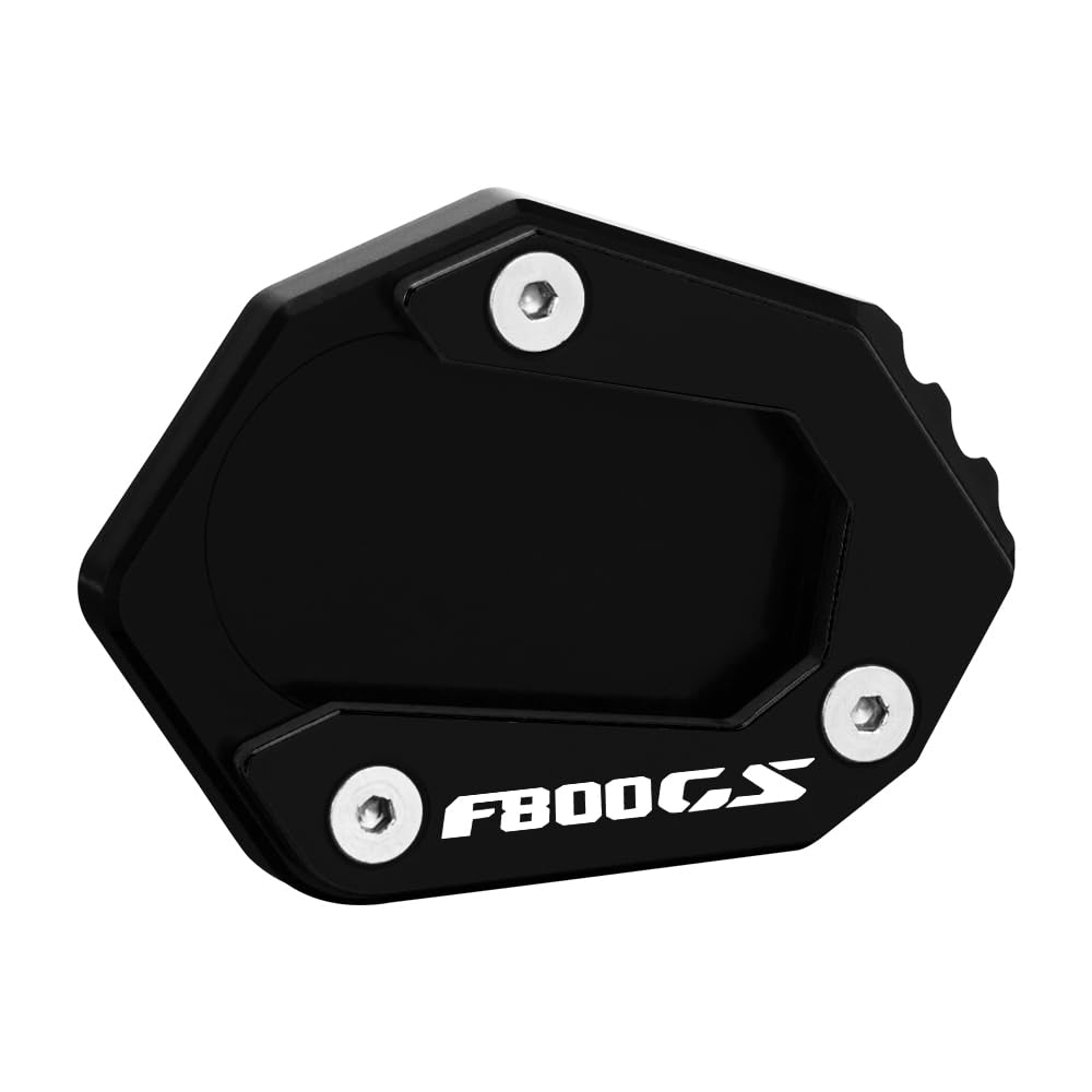 Soporte de motocicleta apto para B.MW F800GS 2023 2024 | F800GS Adventure 2023 2024 | Placa ampliada del lado del pie F800 GS F800GS ADV Extensión de soporte lateral F800GS Accesorios (negro)