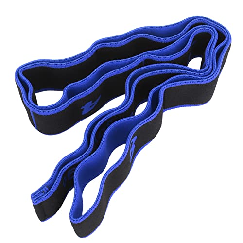 SUNGOOYUE Cinturones de Resistencia de Cintas Elásticas de Fitness, Estiras de Yoga Suave y Estiramientos para el Movimiento, Accesorios de Entrenamiento Multiforce Reutilizables (Blue)