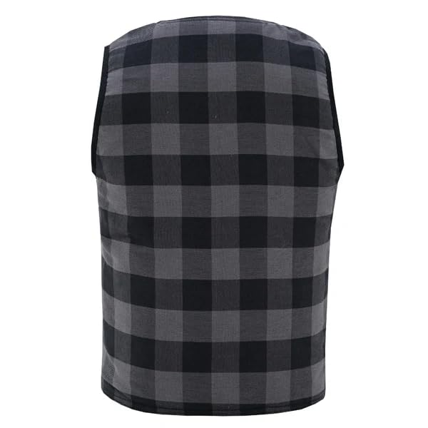 Image of LVAD Gear Flannel Vest for LVAD Patients - Unisex Durable and Comfortable LVAD Clothing with Controller & Battery Pockets