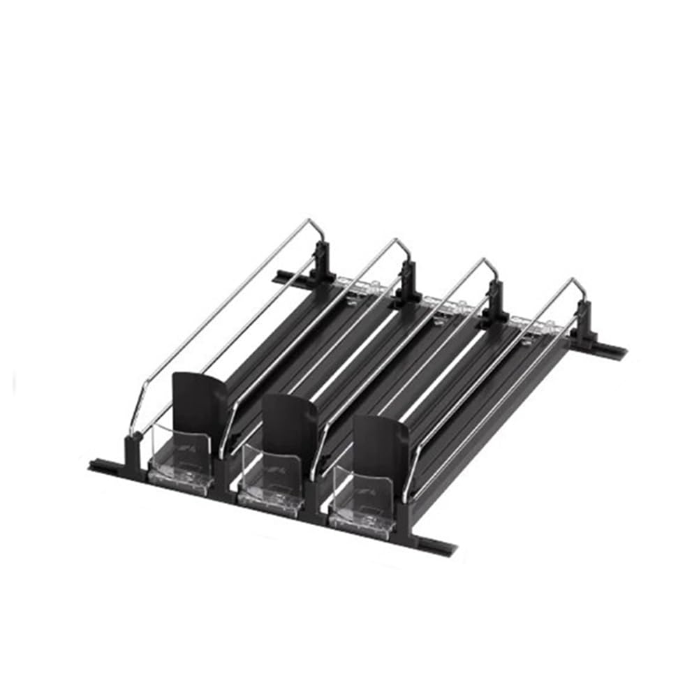 GZHERVICES Beverage Dispenser, Convenience Store Refrigerator Soda Rack And Storage Box, Can Holder, Suitable For Sodas, Canned, And Bottled Beverages(3PCS,72x410mm/2.83x16.14in)