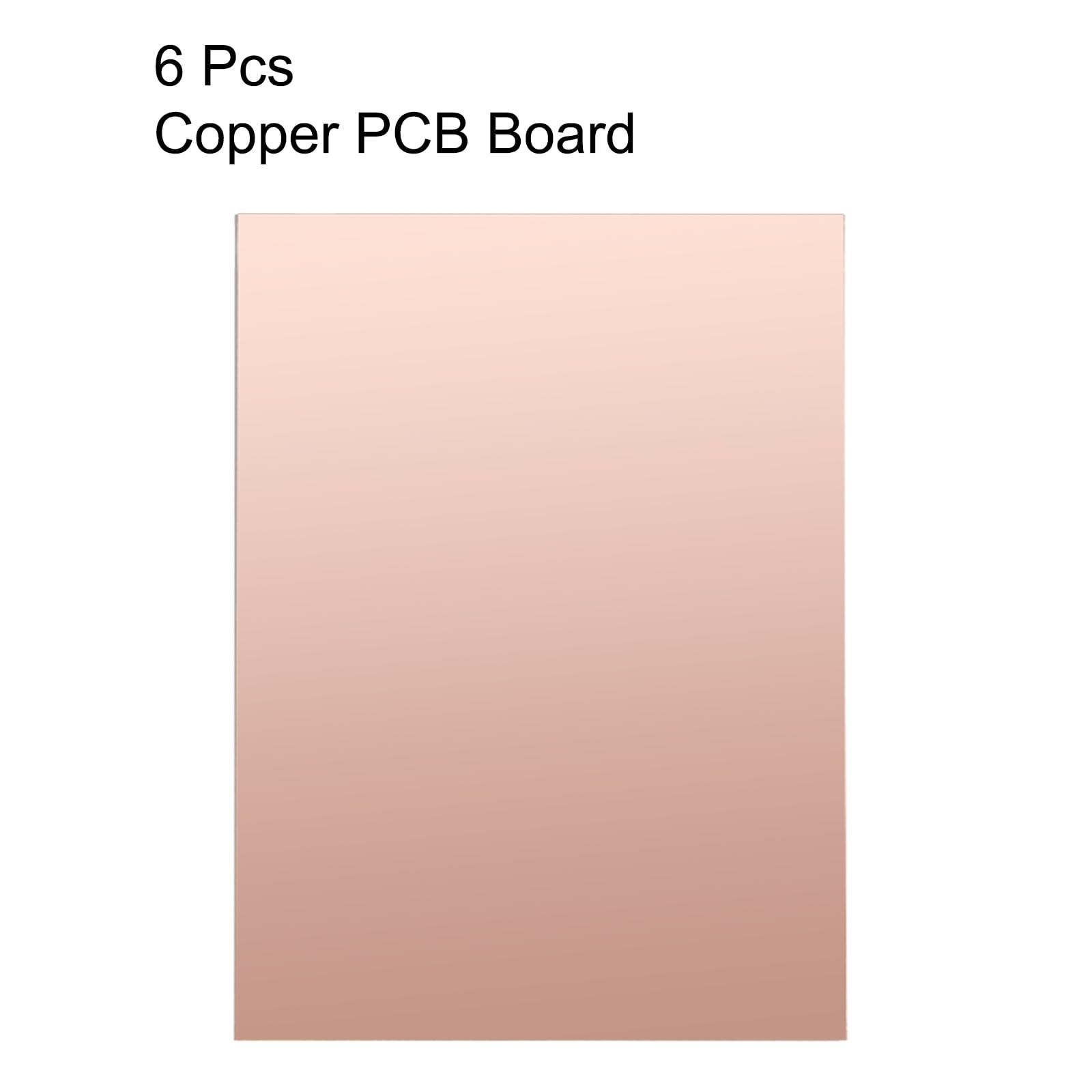uxcell 6 placas de circuito PCB laminadas de cobre de doble cara de 180 x 120 mm, FR4, 2 mm de grosor, placa PCB para prototipado