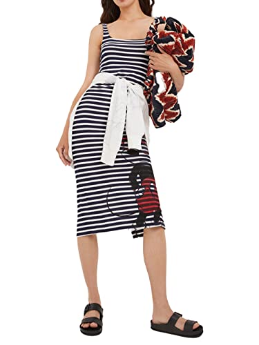 Desigual Womens Casual Dress, White, Small Us #TOP1