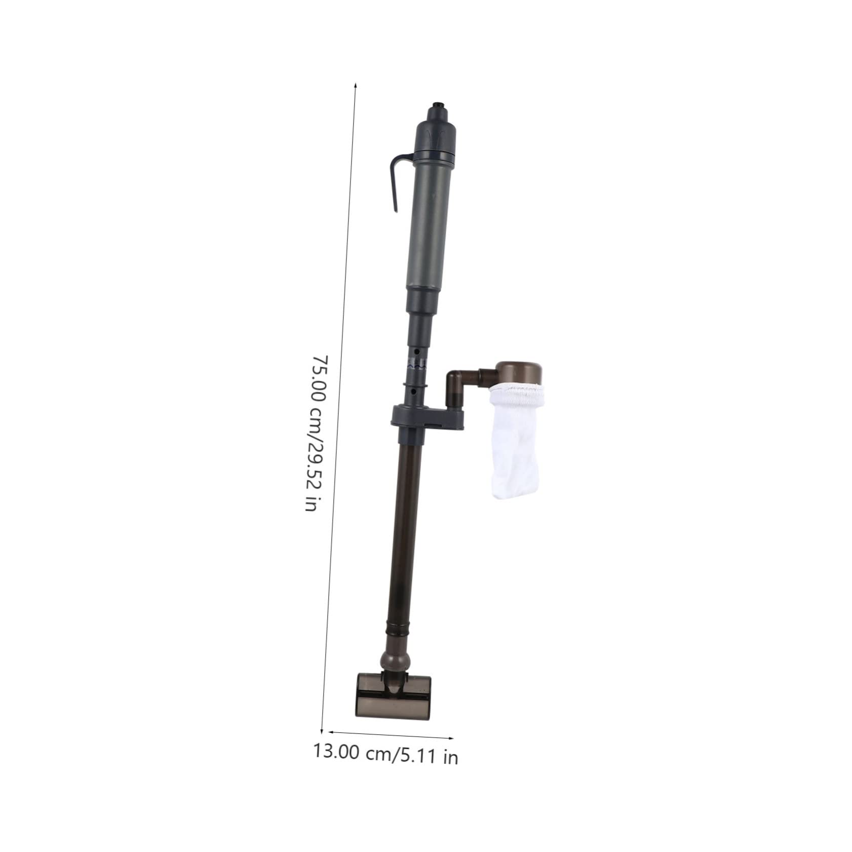 DOITOOL Aspirateur pour Aquarium Changeur Deau Outil de Lavage de Sable Tube Télescopique sans Batterie