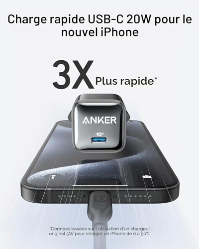 Chargeur ANKER Nano Pro USB C Charge rapide pour iPhoneiPadAndroid - vue 10