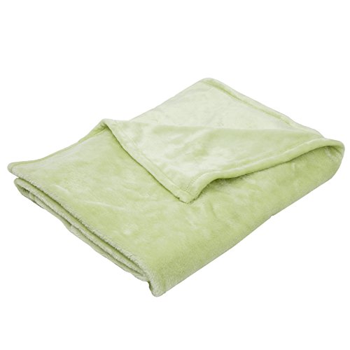 BabyCalin Couverture Vert Anis 75 x 100 cm