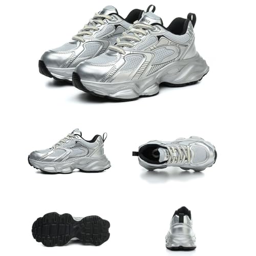 Women's Lightweight Plastic Steel Toe Safety Shoes Puncture Proof Lace-Up Sneakers2