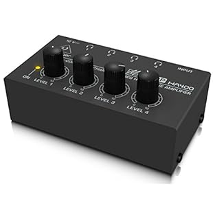 Ultra-compact headphone amplifier system for studio and stage applications 4 independent stereo high-power amplifier sections Highest audio quality with virtually all types of headphones even at maximum volume Phones Level control per channel DC 12 V...